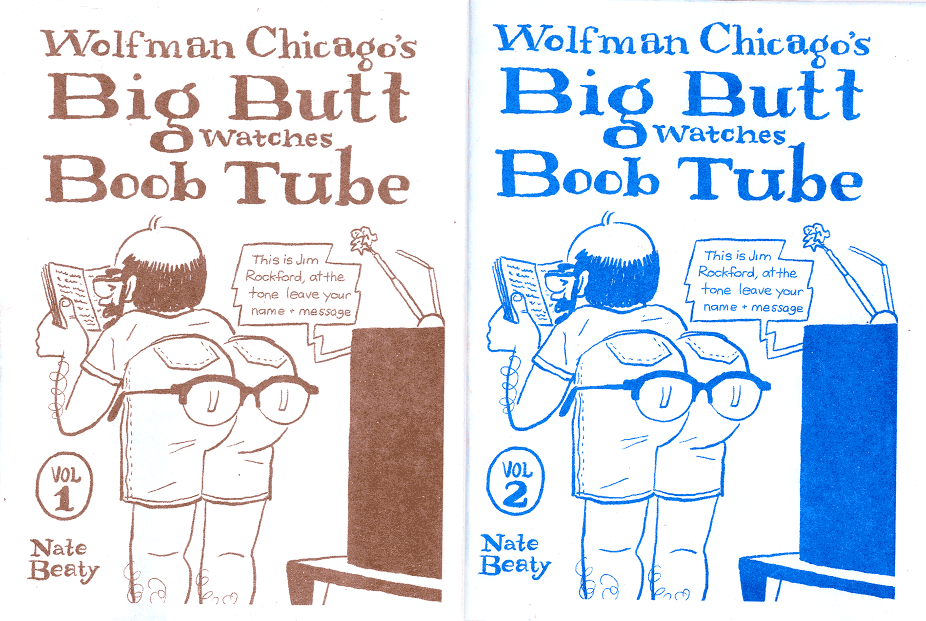 Wolfman Chicago’s Big Butt Watches Boob Tube