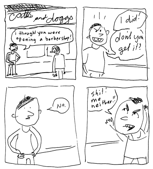 catts and doggs jam comic by nate beaty