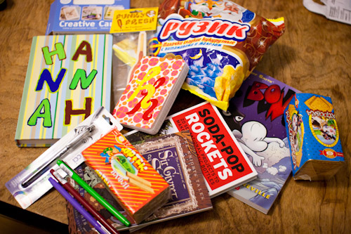hannah birthday loot