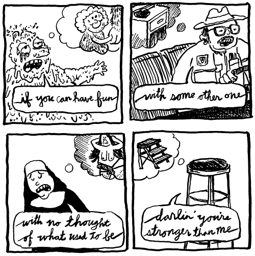 nate beaty draws the lyrics of patsy cline