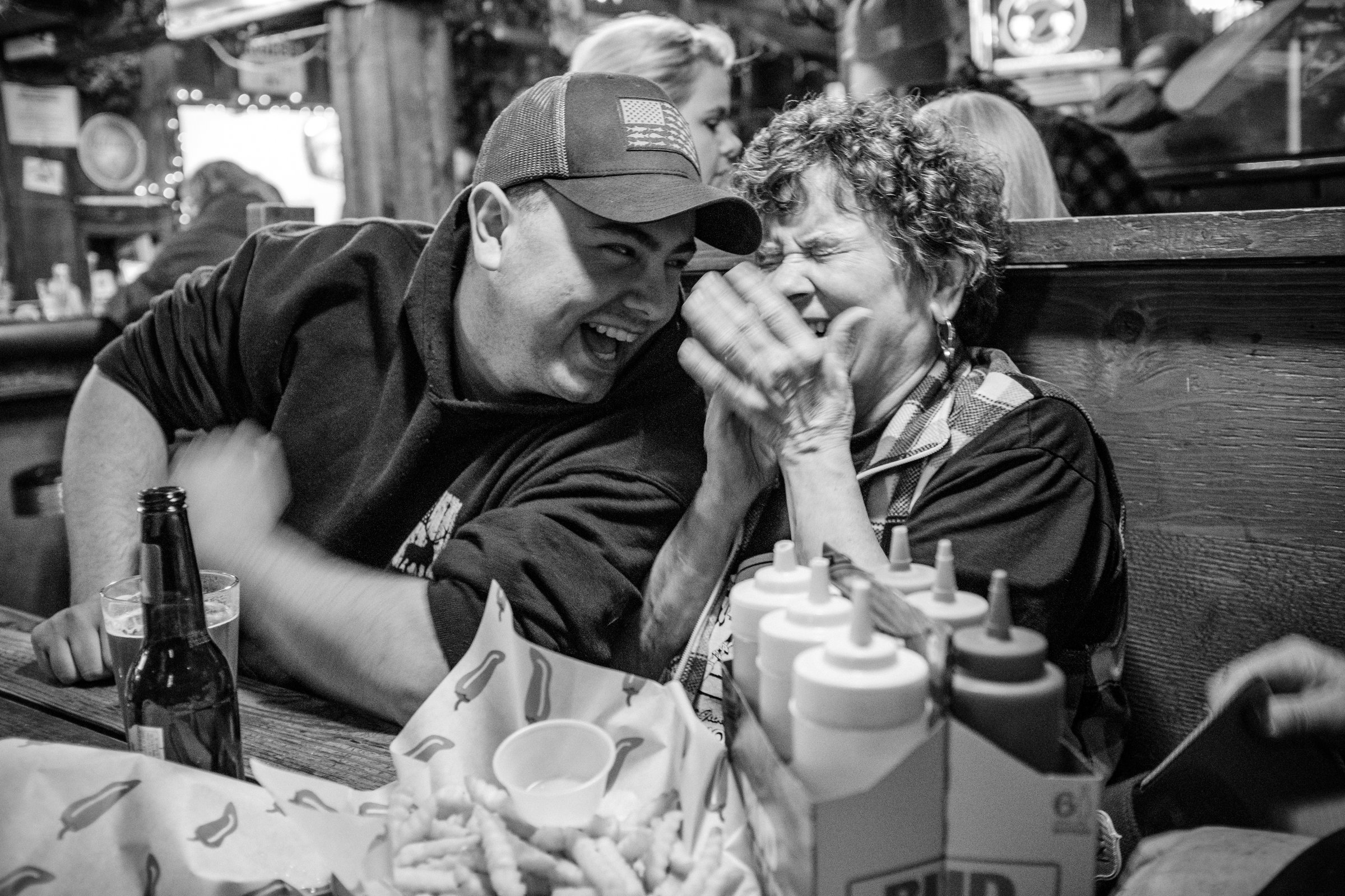 aaron, mom